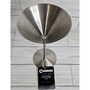 Martini Glass By Cuisinox Stainless Steel Acier Inoxydable I8/I0 Bar Cocktail